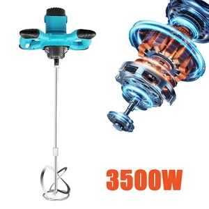 Agitatore professionale agitatore manuale agitatore malta 3500W betoniera 6 velocità regolabile - Foto 1 di 11