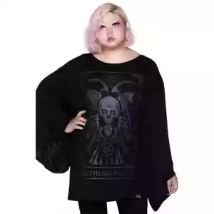 Killstar Deathless Death Kimono Dress Size XL BNWT Goth Gothic Alternative - Picture 1 of 8
