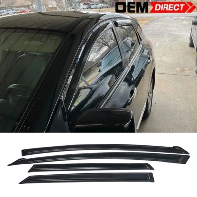 Fits 09-13 Nissan Rogue 14-15 Rogue Select Window Visors Slim Deflectors 4PCS - Image 1 of 4
