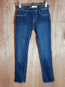 old navy pull on jeans girls size XL skinny stretch adjustable waist blue - Picture 1 of 10