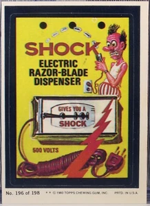 1980 Topps Wacky Packages Series 3 Shock #196 - Bild 1 von 2