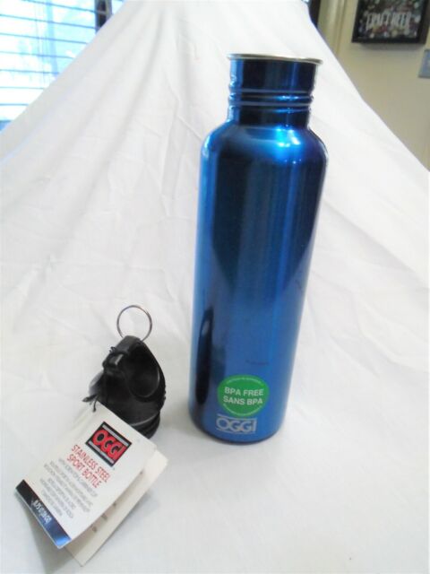 Oggi 32 oz Terrain Green BPA Free Vacuum Insulated Bottle