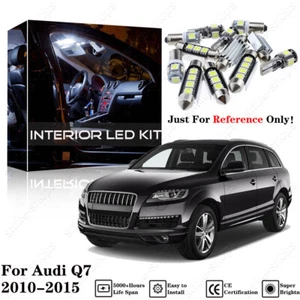 18Pcs 6000K White Interior LED Light Bulbs Package Kit For Audi Q7 2010-2015 - Picture 1 of 12