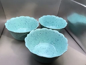100% Melamine Pioneer Woman Bowls Set Of 3 6.5” Diameter 3” Depth - Picture 1 of 9
