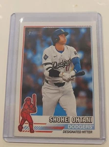 Shohei Ohtani 2025 Topps Heritage 1976 redefinido #76R-16 Dodgers - Imagen 1 de 1
