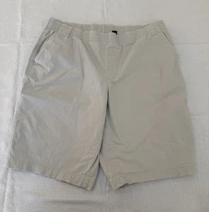 Lands End Mid Rise khaki elastische Taille Shorts Plus Größe 16W - Bild 1 von 10