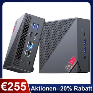 NiPoGi AM06 4K GAMING Mini PC AMD Ryzen 7 5825U 32GB DDR4 512GB SSD Win11 WiFi - Bild 1 von 11