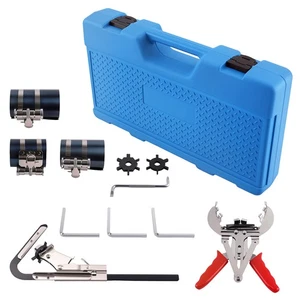 11pc Deluxe Piston Ring Service Tool Kit Compressor Pliers 53-175mm Steel Set - Bild 1 von 11
