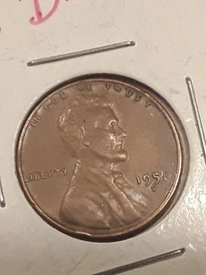 RARE 1951 D Wheat Penny "L" in Liberty Error (Good Condition/Uncleaned) - Image 1 of 3