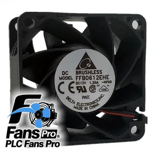 1PCS Brand New For Delta FFB0612EHE DC 12V 1.2A 60*38mm 3-line cooling fan - Picture 1 of 3