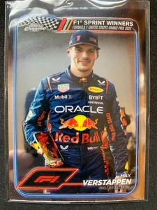 2024 TOPPS Chrome Formula 1 Sprint Winners 152 Max Verstappen (Red Bull) - Bild 1 von 2