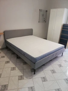 LETTO IKEA SLATTUM+MATERASSO VESTMARKA - Foto 1 di 10