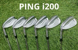 Set di ferri da stiro PING (Lefty) i200 ferro da stiro 5-W 6 pezzi FLEX-R usato - Foto 1 di 8