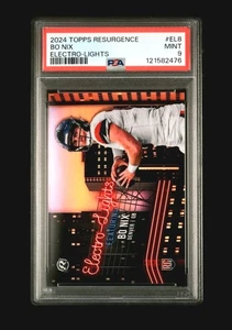 2024 Topps Resurgence Bo Nix RC Electro-Lights Case Hit #EL-8 PSA 9 MINT Only 1! - Bild 1 von 3