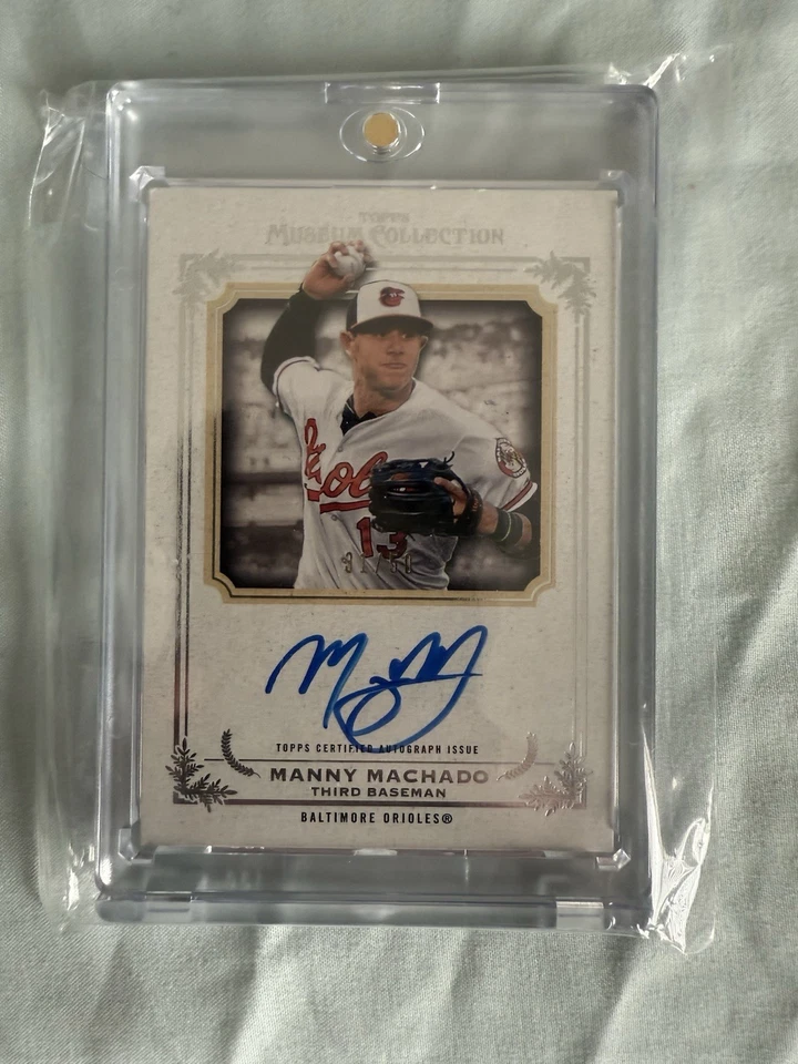 Colección Museo Topps 2013 Manny Machado/50 automático Foto 1 de 2