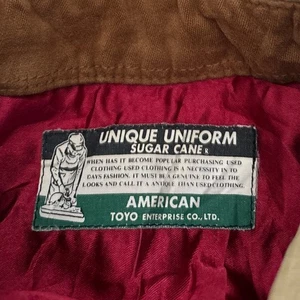 Vintage SUGAR CANE BY TOYO Dark Blue DENIM WESTERN WORK SHIRT  - Picture 1 of 3