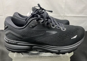 Brooks Ghost 15 Women's Size 7 Triple Black Athletic Running Shoes Sneakers - Picture 1 of 9