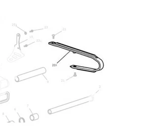 Pattino Scorricatena T2057358, Triumph DAYTONA 955i/SPEED TRIPLE/SPRINT ST - Imagen 1 de 1