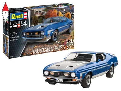 REVELL 1/25 1971 FORD MUSTANG BOSS 351 - Immagine 1 di 4