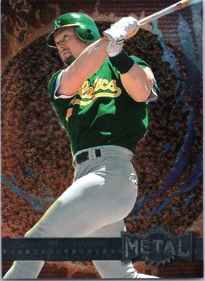MARK MCGWIRE 1996 Skybox Metal Universe #101 Athletics - Image 1 of 2