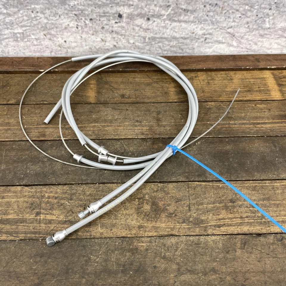 Vintage Schwinn ROAD BIKE Brake Cable 1979 Stamp Grey Barcon Housing NOS New - Image 1 of 4