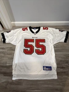 Camiseta Reebok On Field Tampa Buccaneers Derrick Brooks NFL Talla M Blanca #55 Nueva sin Etiquetas - Imagen 1 de 8