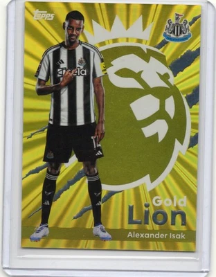 2025-26 Topps Premier League #GL 14 Alexander Isak Gold Lions - Image 1 of 2