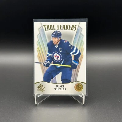 2021-22 UD SP Authentic BLAKE WHEELER #TL-19 True Leaders - Winnipeg Jets - Image 1 of 4