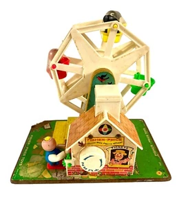Vintage Fisher Price Little People 1969 Ferris Wheel  With Little People Works - Picture 1 of 5