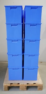 20 x SSI Schäfer LF 533 GZW Sichtlagerkasten | Stapelbox | L495x B310x H300mm - Bild 1 von 16