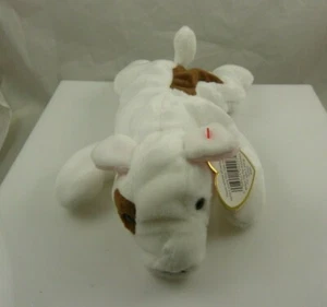 Ty Butch perro cumpleaños 2 de octubre de 1998, 1997 blanco y marrón gorro bebés  - Imagen 1 de 7