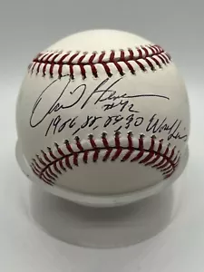 Dave Henderson 1986, 88 - 90 World Series Signed Autograph OMLB Baseball PSA DNA - Picture 1 of 2