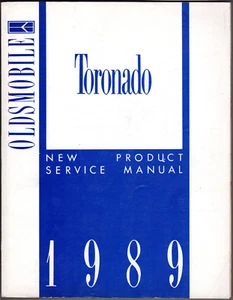 1989 OLDSMOBILE TORONADO New Product Factory Service Shop Manual GM Repair - Picture 1 of 9