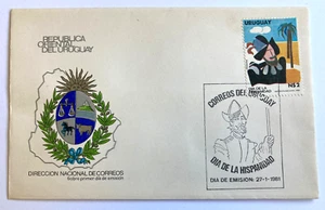 Republic of Uruguay Spanish History January 27 1981 First Day Cover - Picture 1 of 2