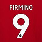 LIVERPOOL HOME 2023 2024 FIRMINO 9 OFFICIAL AVERY DENNISON PLAYER NAME SET