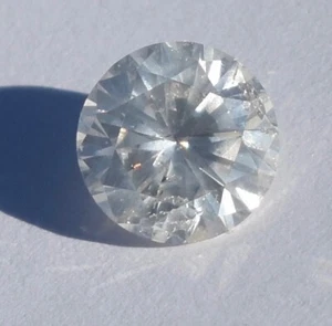 Natural 0.92 carat round diamond with a diameter of 6.4mm VVS clarity - Picture 1 of 7