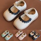 Summer Girls Cute Flat Solid Color Lace Hook Loop Casual Comfortable Shoes