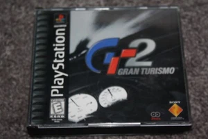 Gran Tursimo 2 (Sony Playstation 1 ps1) Black Label Dual Disk & Manual - Picture 1 of 3