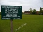 Photo 6x4 King George V Playing Field Maiden's Green Large triangular rec c2010