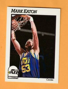 Tarjeta de aros firmada por Mark Eaton Utah Jazz AUTO 1991-92 UCLA Bruins 1A - Imagen 1 de 1