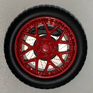1/18 AB Models Wheels and Tires Set Sky Forged wheels Orange AB1005C - Picture 1 of 2