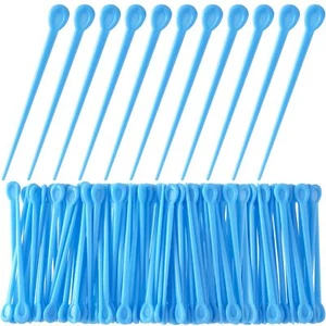 100 Pcs Hair Roller Locking Picks Plastic Curler Pins for Hair Styling Blue - Picture 1 of 7
