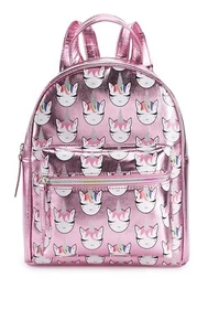 OMG Accessories, Mini Zaino Bambina Glitter Metallizzato Rosa Arcobaleno | Unicorno - Foto 1 di 4