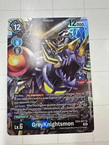 Digimon Card Game GreyKnightsmon EX4-021 SR Alternative Being Near Mint - Picture 1 of 1