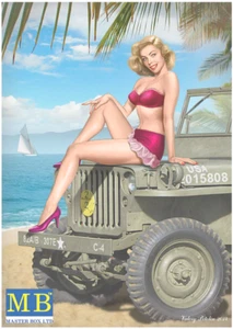 Master Box 24006 - Pin-up series Kit No 6 Samantha Pretty 1/24 scale model kit - Bild 1 von 10