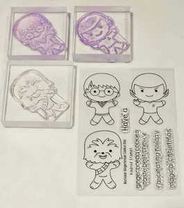 Harry Potter Spock Chewbacca Star Wars Kindred Stamps Gingerbread Cookie Stamps - Picture 1 of 1