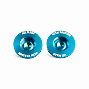 helmet screw set light blue for Bell motorsport helmets - Picture 1 of 3