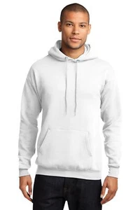 Port & Company Mens Long Sleeve Core Fleece Pullover Hooded Sweatshirt PC78H - Picture 1 of 51
