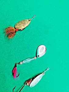 vintage fishing lures 3- super spinnerbaits for freshwater fishing, ready to go. - Picture 1 of 5
