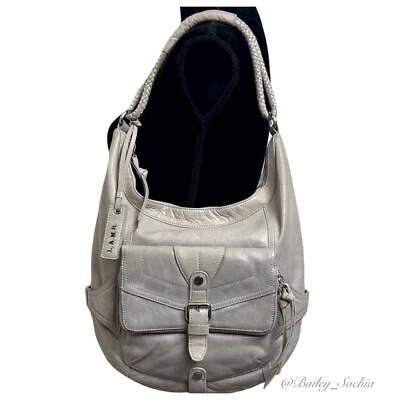 Cartera de hombro de cuero Hobo L.A.M.B Foto 1 de 4